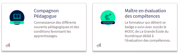 Les badges du MOOC